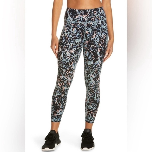 Sweaty Betty Power Pocket Leggings 7/8 Print Small - Picture 1 of 10